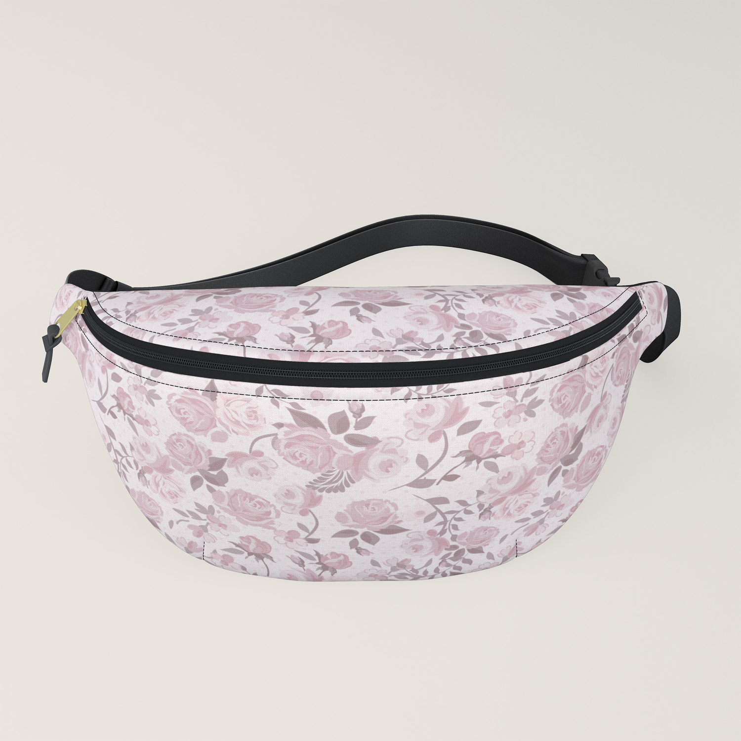 Shabby Chic Cottage Pink Roses Girly Cottage Chic Floral Print French  Country Flowers Romantic Polka Dots and Roses Vintage Pattern Design Blush  Pink Fanny Pack by Designs by Pauline | Society6