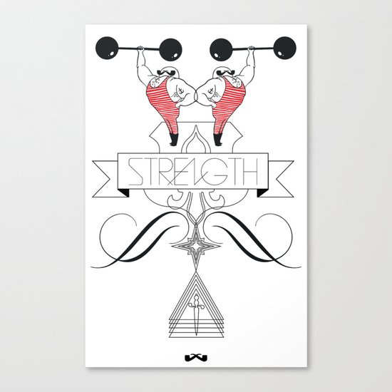 Strongman. Canvas Print
