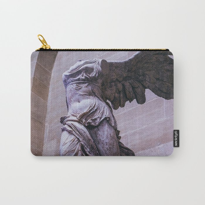 Winged Victory Of Samothrace - Louvre Statue - Paris France Photography Carry-All Pouch