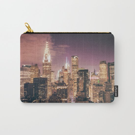 New York City - Chrysler Building Lights Carry-All Pouch