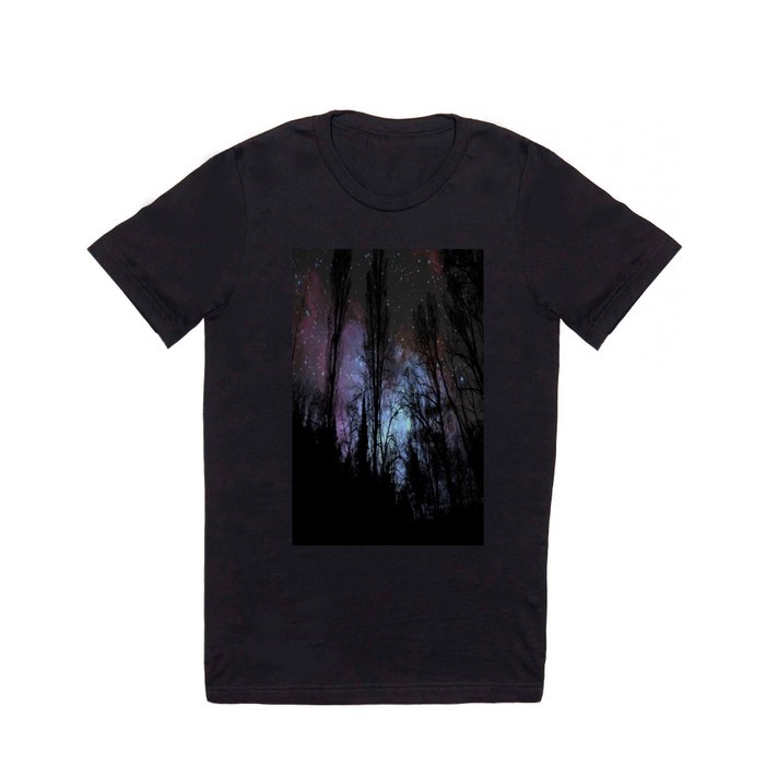 Black Trees Dark Space T Shirt
