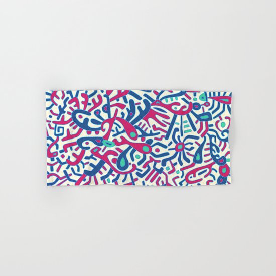 - summer sea jungle - Hand & Bath Towel