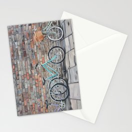 Do Not Lean Bicycles Against this Wall Stationery Card
