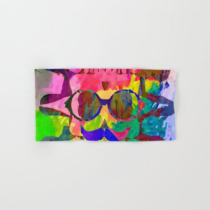 Old Vintage Funny Skull Art Portrait With Painting Abstract