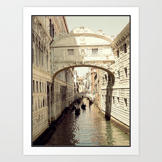 ponte dei sospiri Art Print