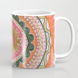 Pink & orange mandala Coffee Mug