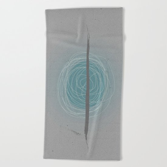 Pale blue eyes Beach Towel