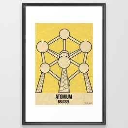 Atomium - Brussel Framed Art Print