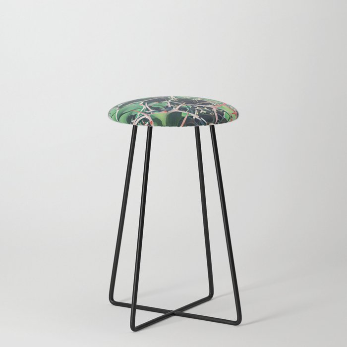 Prickly Path Counter Stool