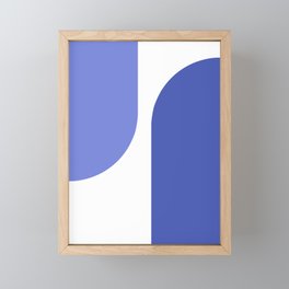 Modern Minimal Arch Abstract XLIII Framed Mini Art Print
