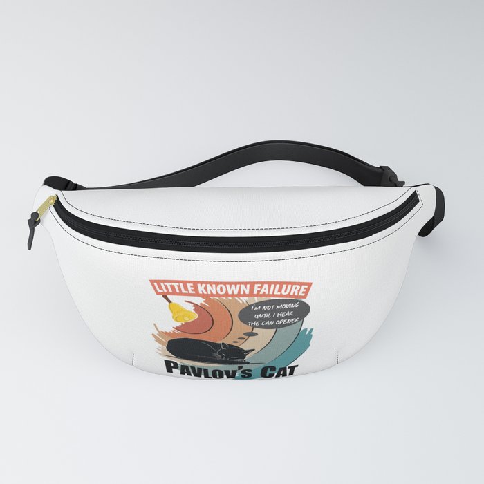 Pavlov's Cat - Little Known Failure - Funny Psychology Fanny Pack