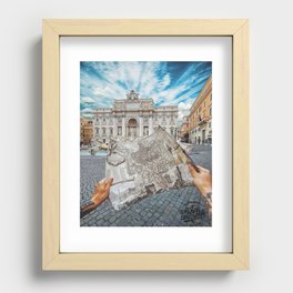 Lost in Rome Recessed Framed Print