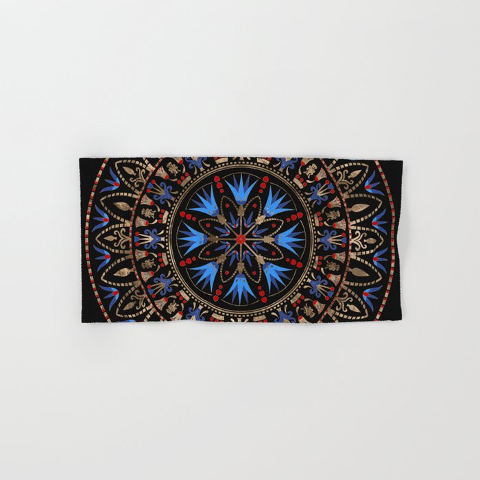 Circular Egyptian Ornament #1 Hand & Bath Towel