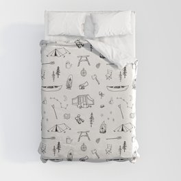 Simple Camping Duvet Cover