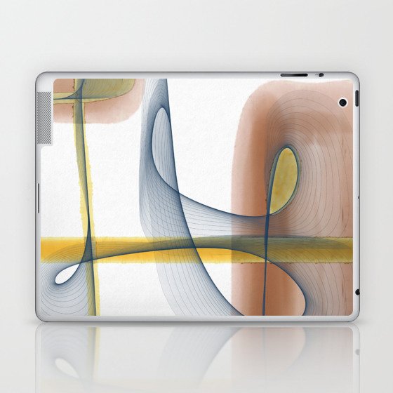 city life-abstract art Laptop & iPad Skin