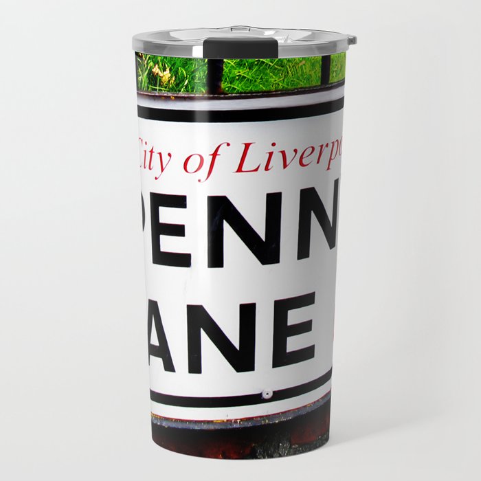 liverpool England famous penny Lane sign Travel Mug