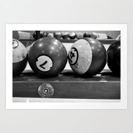 Bowling Balls Art Print