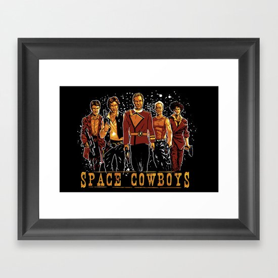 Space Cowboys Framed Art Print