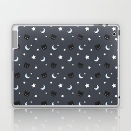 Cat Moon and stars pattern Laptop & iPad Skin