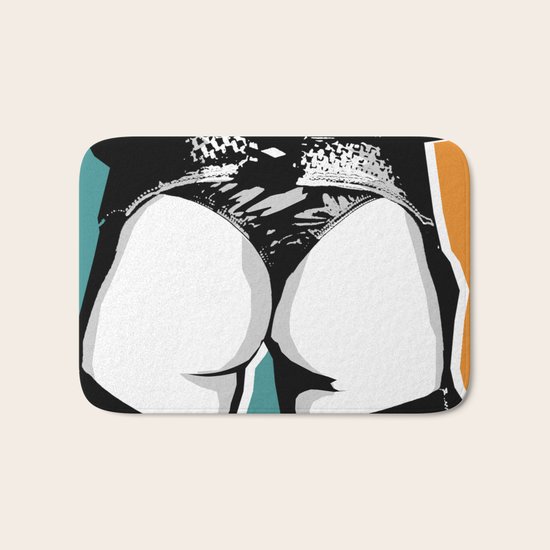male nude art Bath Mat