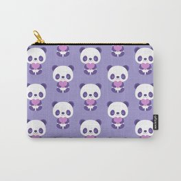 Cute purple baby pandas Carry-All Pouch