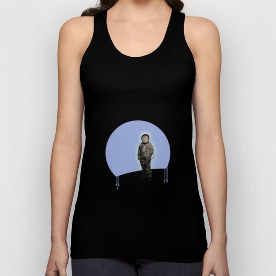 astronaut boy Unisex Tank Top