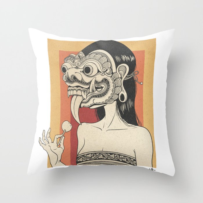 RANGDA LOLIPOP Throw Pillow