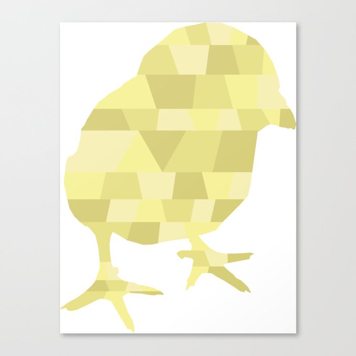 Golden chick Canvas Print