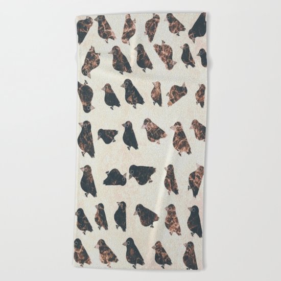 crow-52 Beach Towel