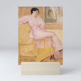 Lady in pink c.1901 - Charles Conder Mini Art Print