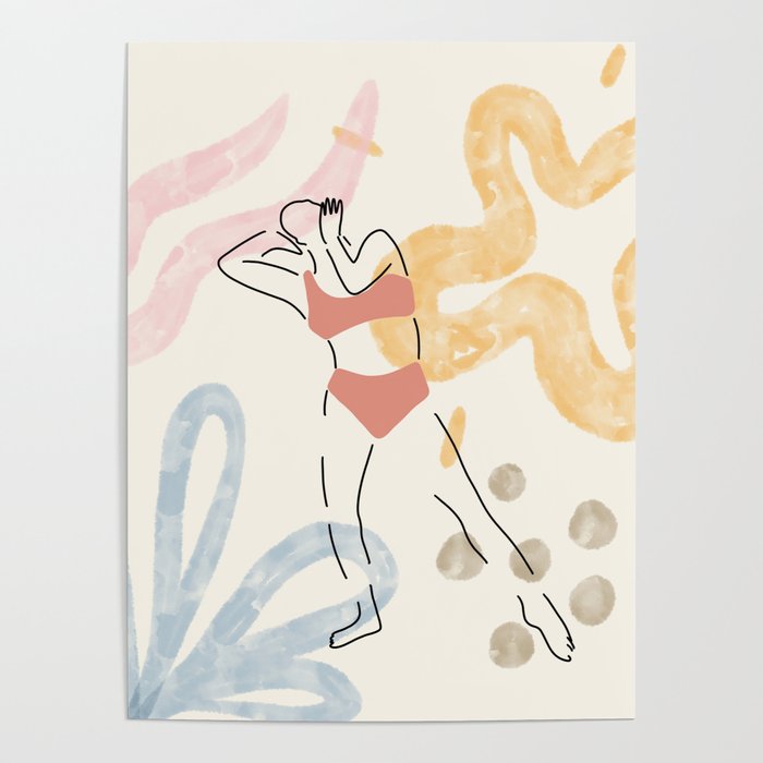 Pastel Dancer Poster