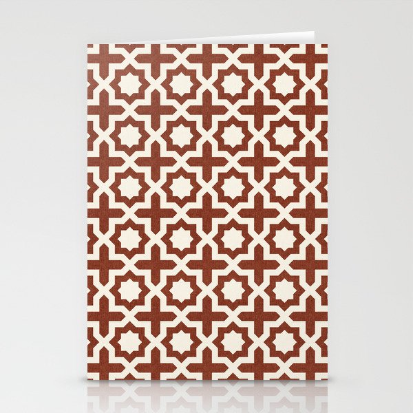 river stars - rust Stationery Cards