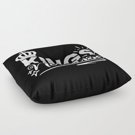 Kings Are Born In November Birthday Quote Floor Pillow