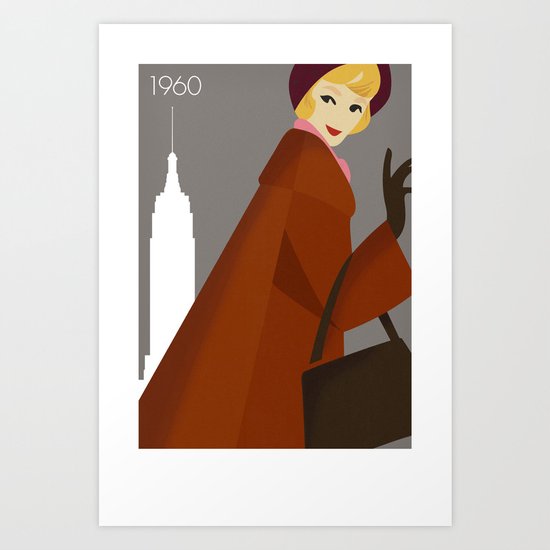 New York 1960 Art Print