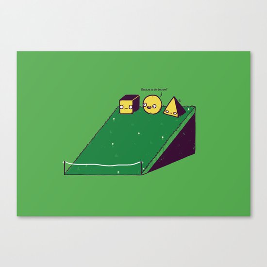 Hill Race Canvas Print