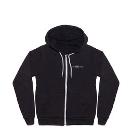 Gamer Heartbeat | Controller with Heartbeat Full Zip Hoodie
