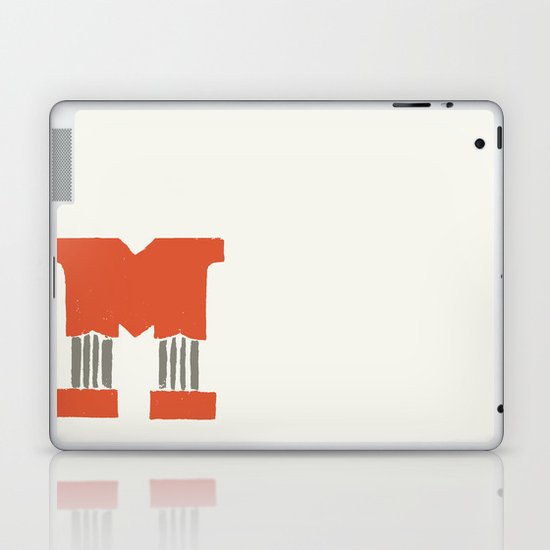 M Lettering Laptop & iPad Skin