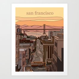 San Francisco Print Art Print