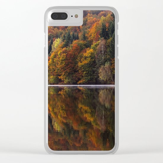 Autumn Lake Clear iPhone Case