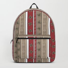 Creative striped pattern . Backpack