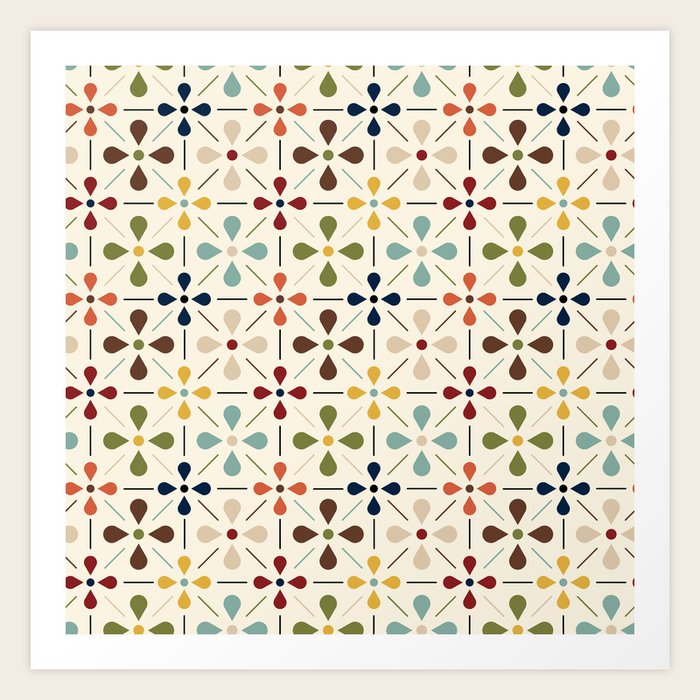 Vintage Daisy Pattern