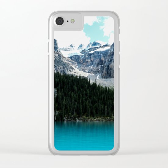 Moraine lake Wander (landscape) Clear iPhone Case