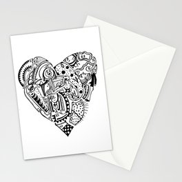 Heart Doodle Stationery Card