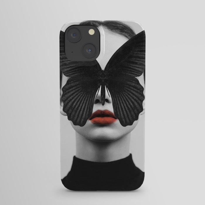 BLACK BUTTERFLY iPhone Case