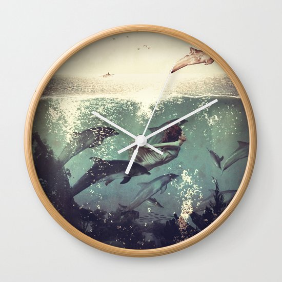 My favourite morning race Wall Clock