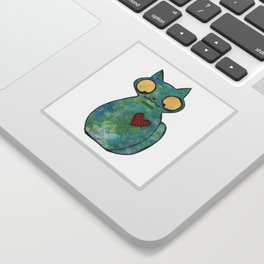 Zombie Cat Sticker