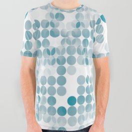 Mosaic time All Over Graphic Tee