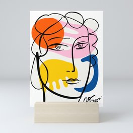 Fauvist Portrait of Woman  Mini Art Print