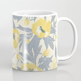 yellow peonies Coffee Mug