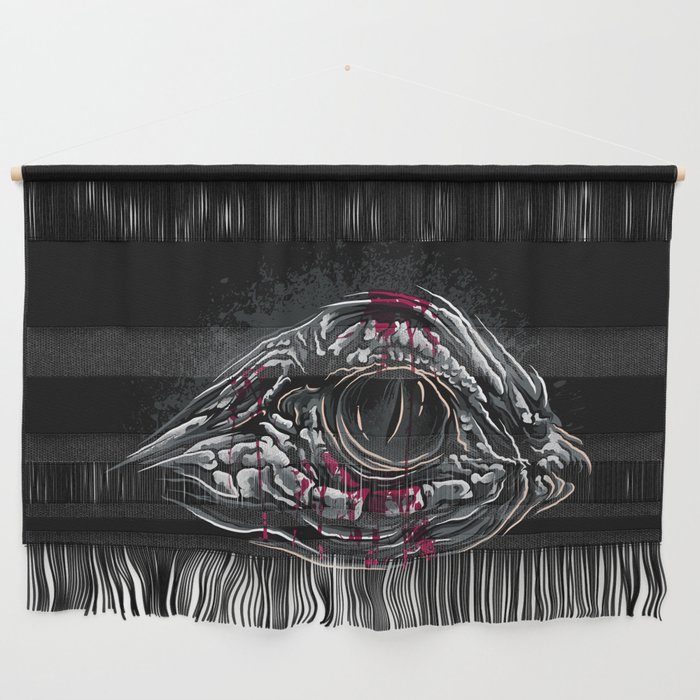 Beast Monster Eye Scary Graphic Wall Hanging
